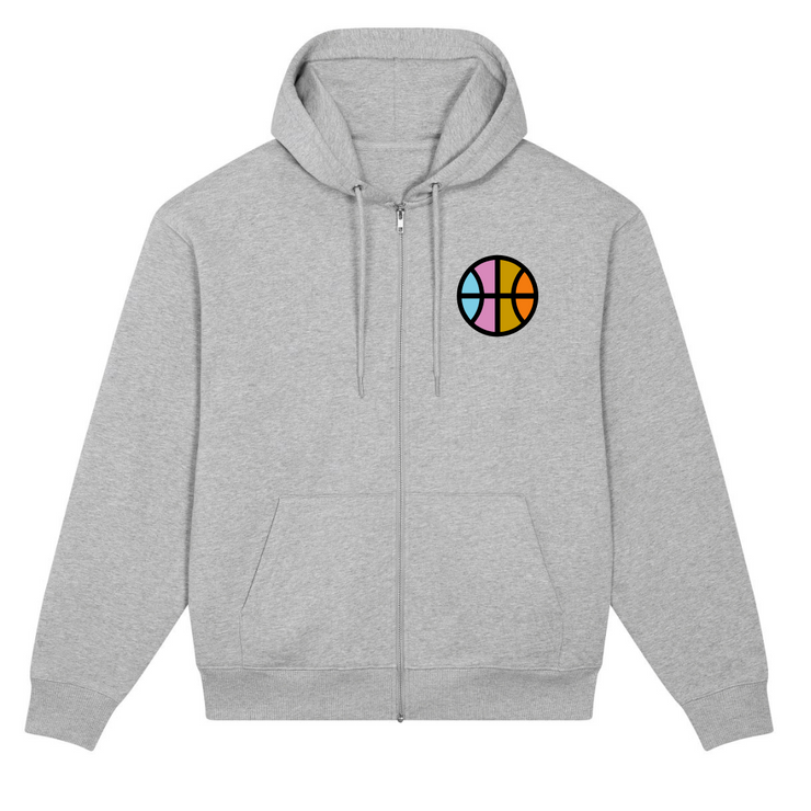 Hoodie con ZIP Basketball